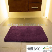 machine washable shaggy microfiber bath mat